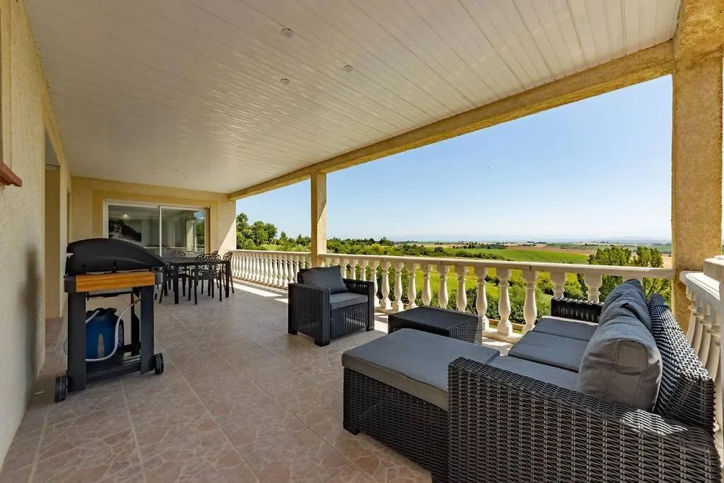 Esperce Villa Vista Valada - Piscine - Jacuzzi - Clim - Bar - Billard - Cinema - Vue Panoramique צרפת